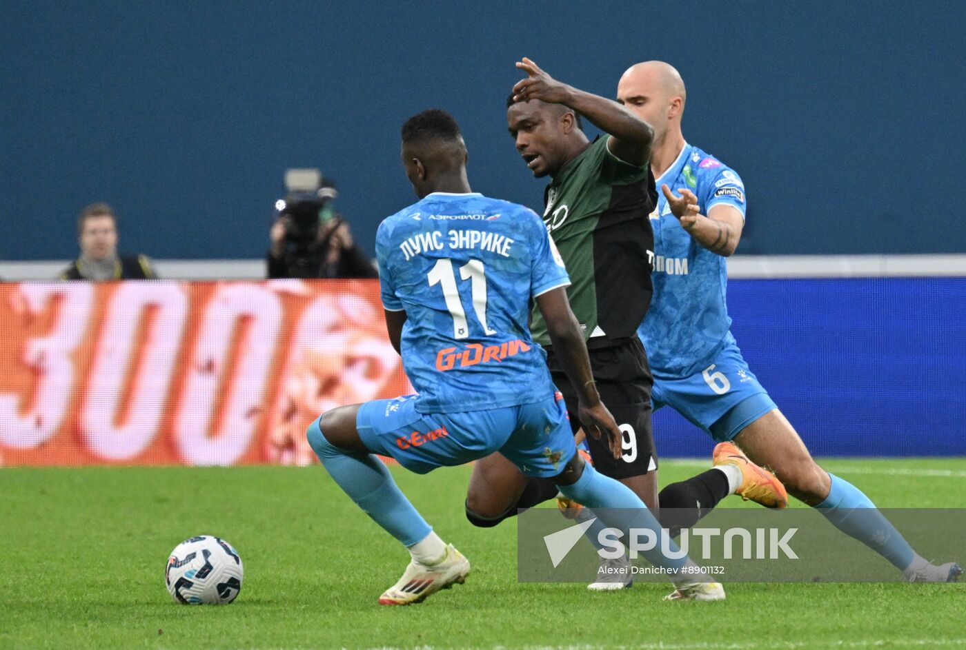 Russia Soccer Premier-League Zenit - Krasnodar