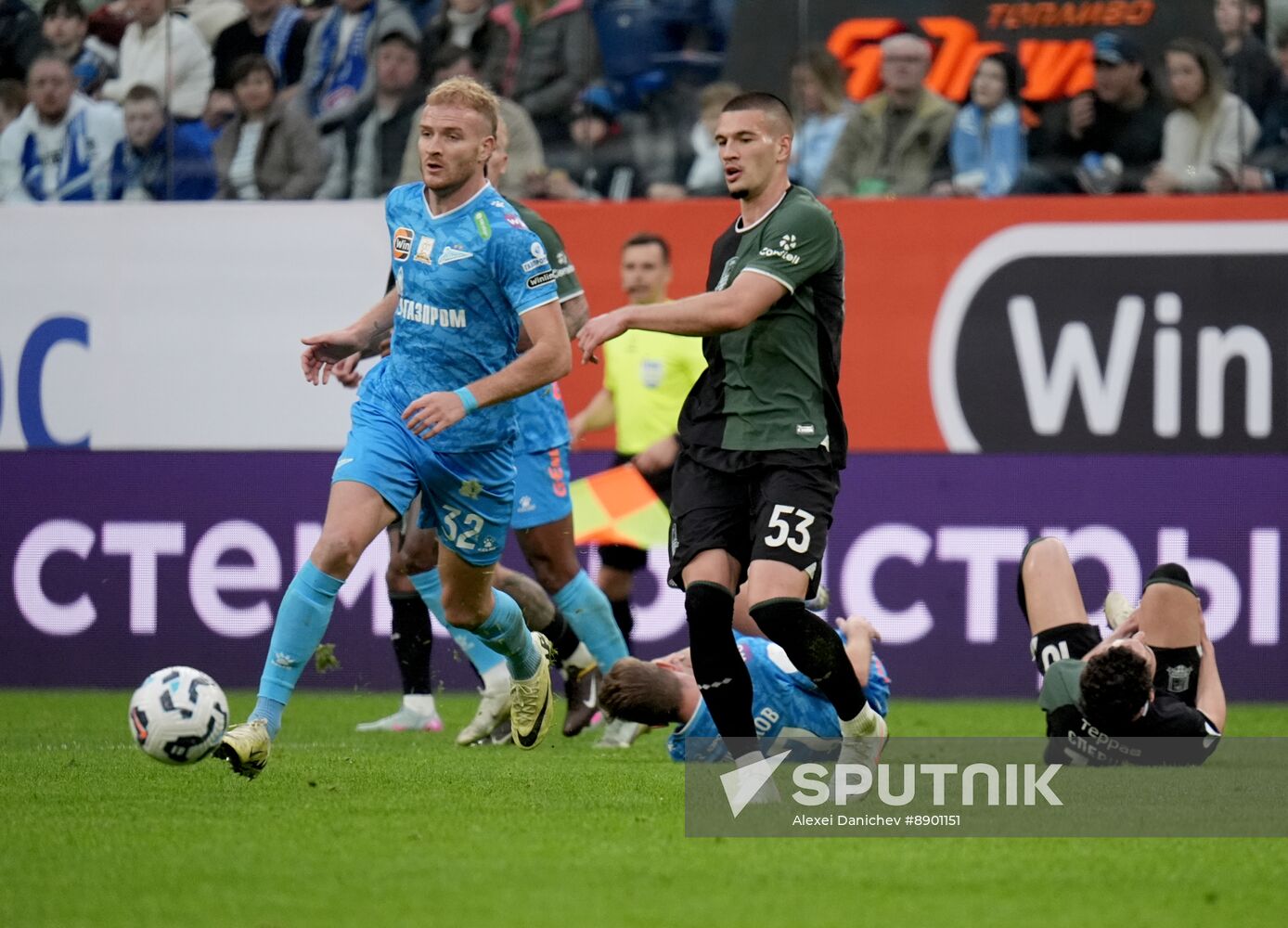 Russia Soccer Premier-League Zenit - Krasnodar