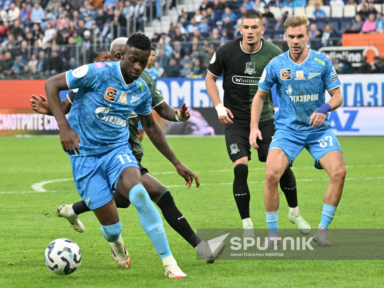 Russia Soccer Premier-League Zenit - Krasnodar