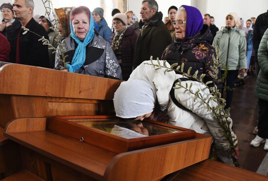Russia Religion Palm Sunday