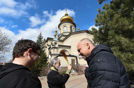 Russia Religion Palm Sunday