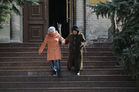 Russia Religion Palm Sunday