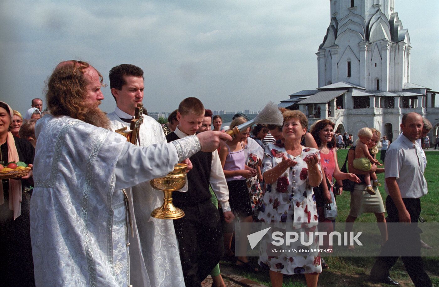 Celebrating Transfiguration of the Lord in Kolomenskoye
