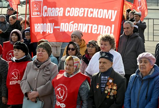 Russia WWII Victory Anniversary Rally