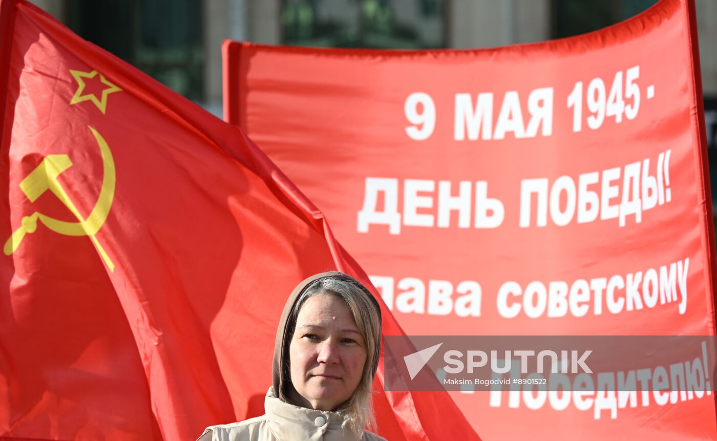 Russia WWII Victory Anniversary Rally
