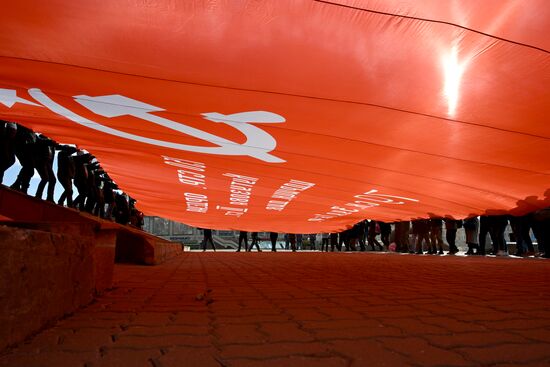 Russia WWII Victory Anniversary Rally