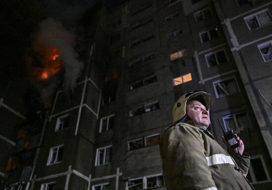 Russia Ukraine Drone Attack