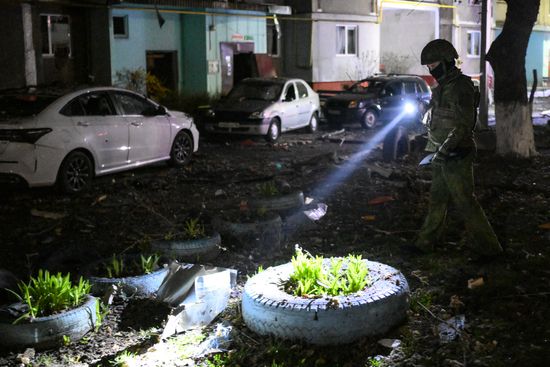 Russia Ukraine Drone Attack