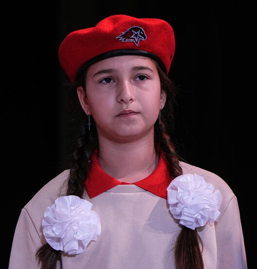 Russia DPR Young Army Members Oath Taking