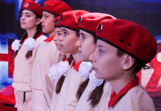 Russia DPR Young Army Members Oath Taking