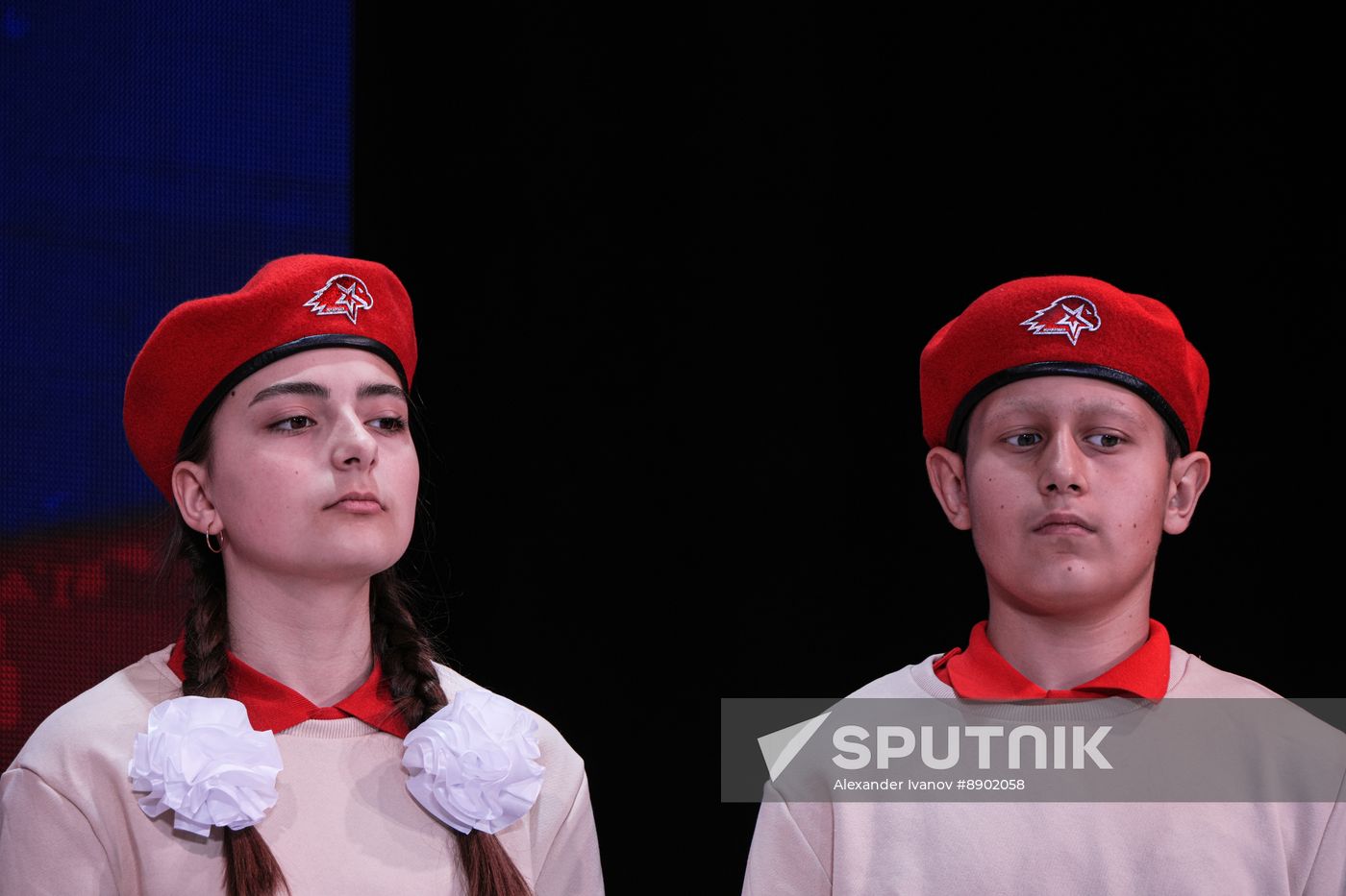 Russia DPR Young Army Members Oath Taking