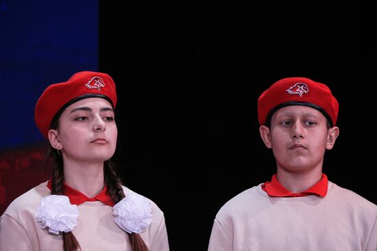 Russia DPR Young Army Members Oath Taking