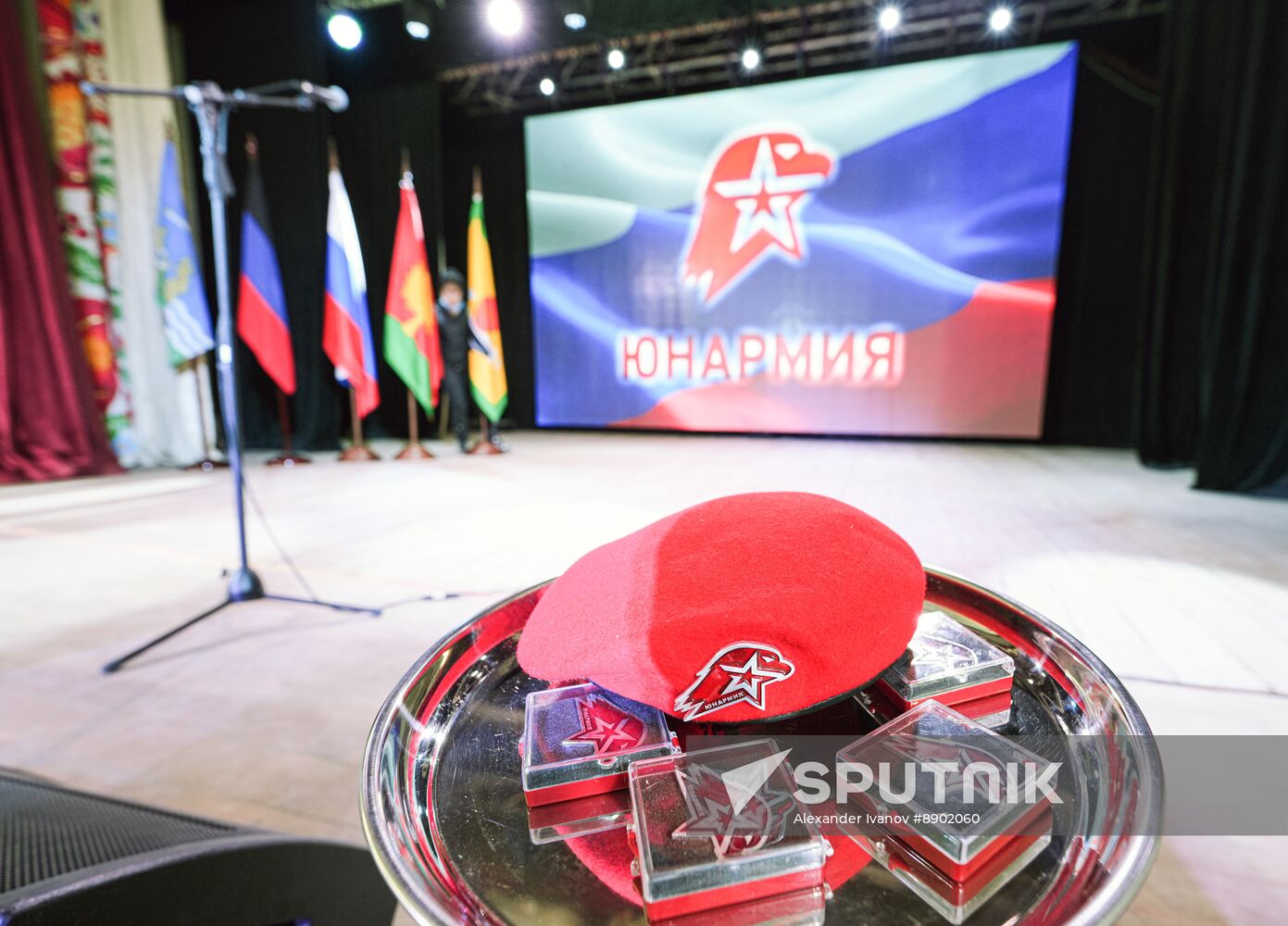 Russia DPR Young Army Members Oath Taking