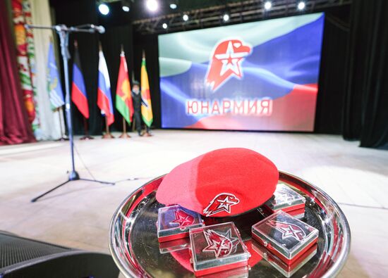 Russia DPR Young Army Members Oath Taking