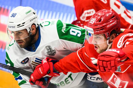 Russia Ice Hockey Kontinental League Spartak - Salavat Yulaev