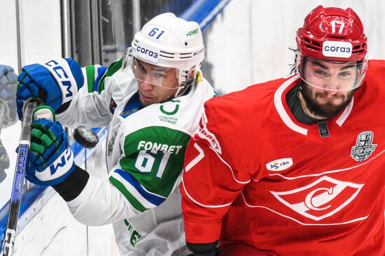 Russia Ice Hockey Kontinental League Spartak - Salavat Yulaev