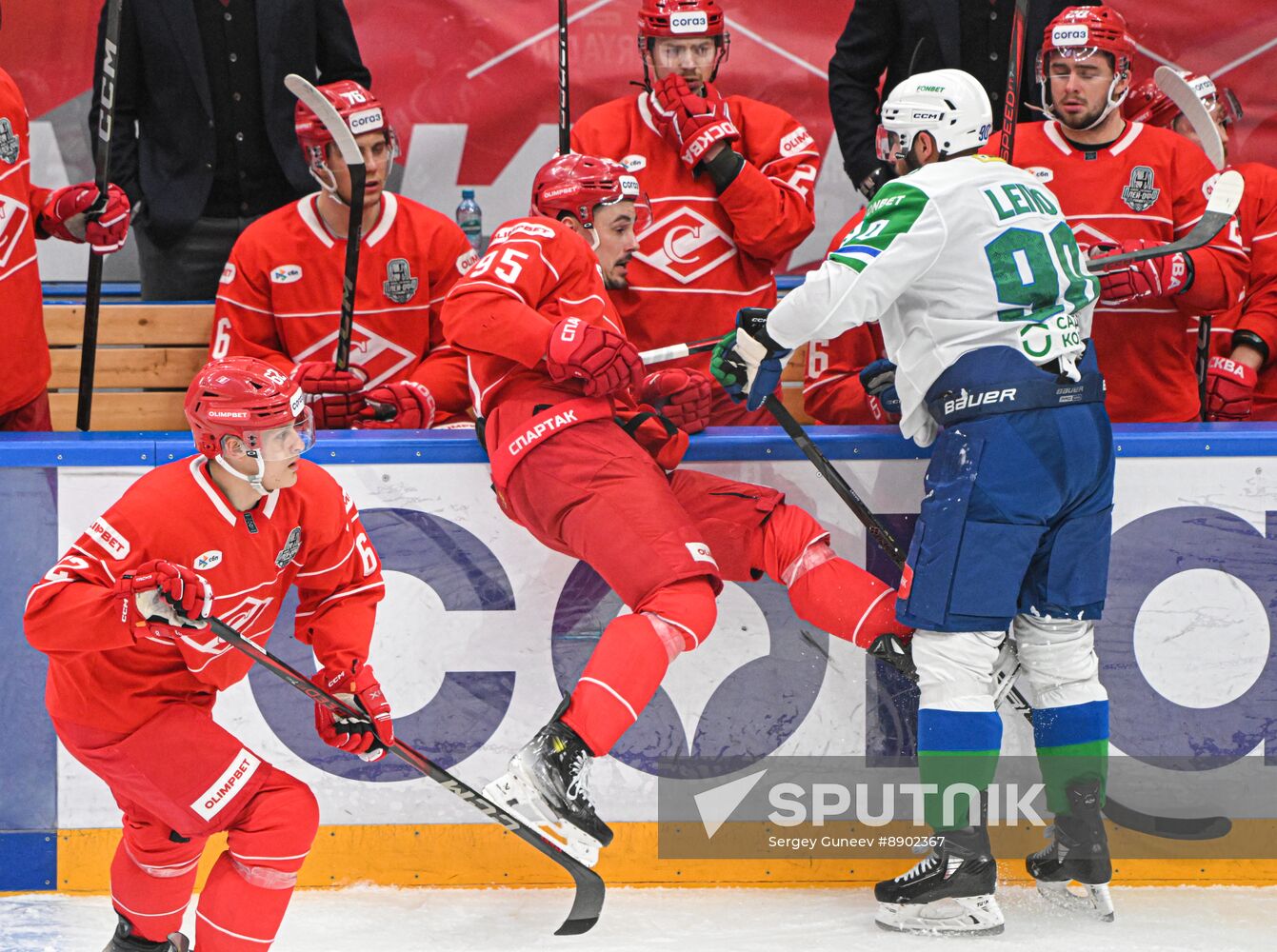 Russia Ice Hockey Kontinental League Spartak - Salavat Yulaev