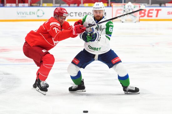Russia Ice Hockey Kontinental League Spartak - Salavat Yulaev