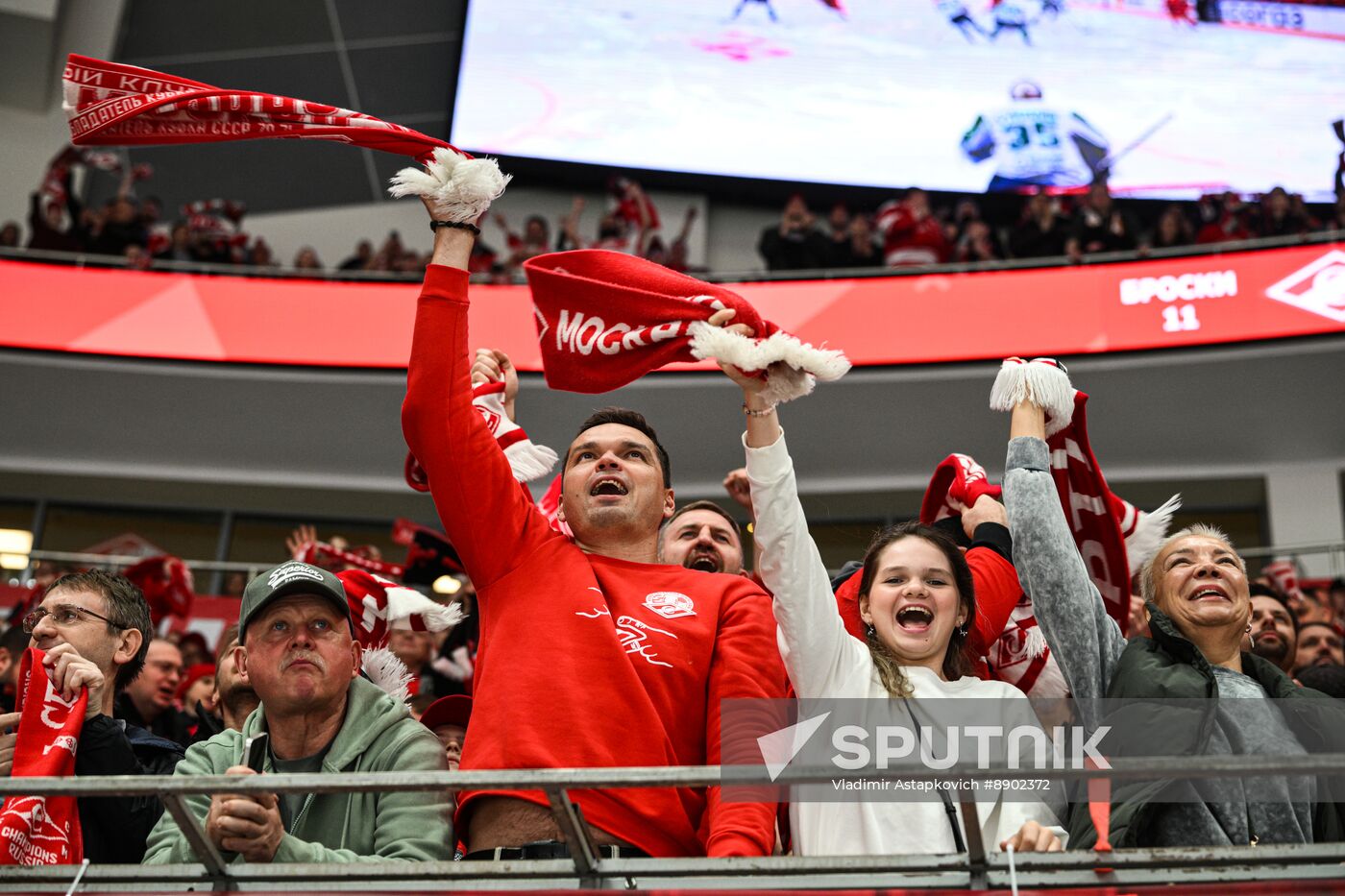 Russia Ice Hockey Kontinental League Spartak - Salavat Yulaev
