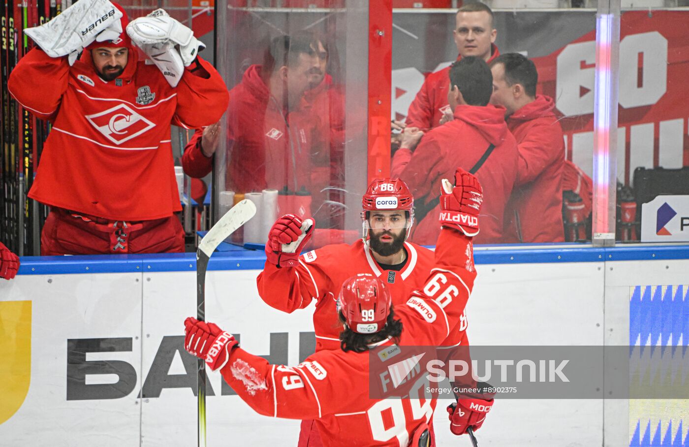 Russia Ice Hockey Kontinental League Spartak - Salavat Yulaev