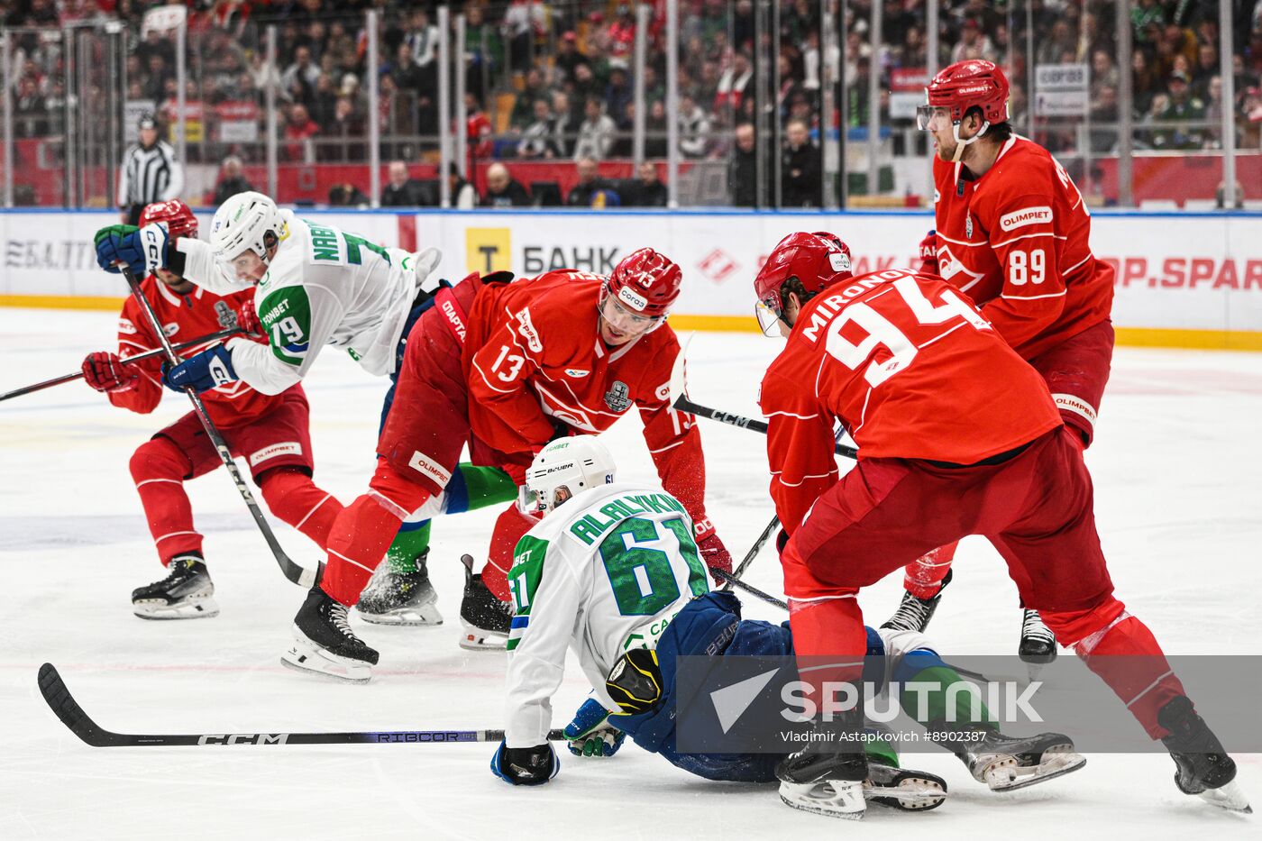 Russia Ice Hockey Kontinental League Spartak - Salavat Yulaev