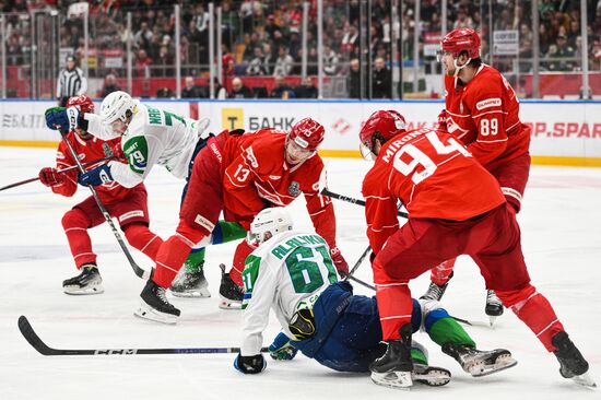 Russia Ice Hockey Kontinental League Spartak - Salavat Yulaev