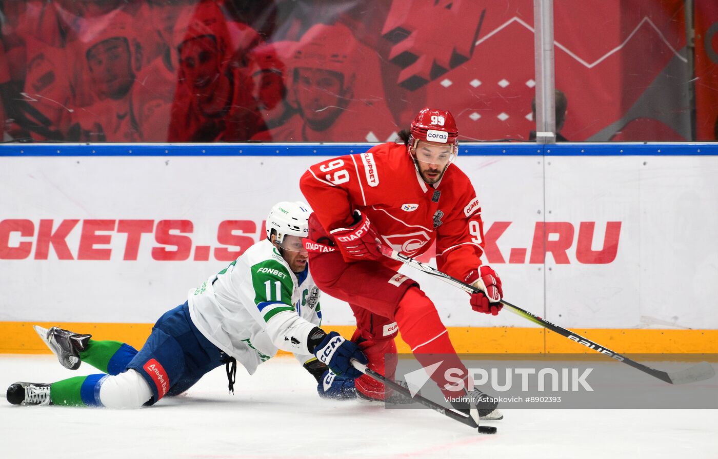 Russia Ice Hockey Kontinental League Spartak - Salavat Yulaev