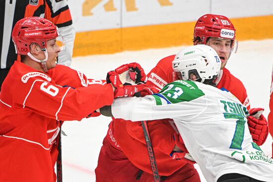Russia Ice Hockey Kontinental League Spartak - Salavat Yulaev