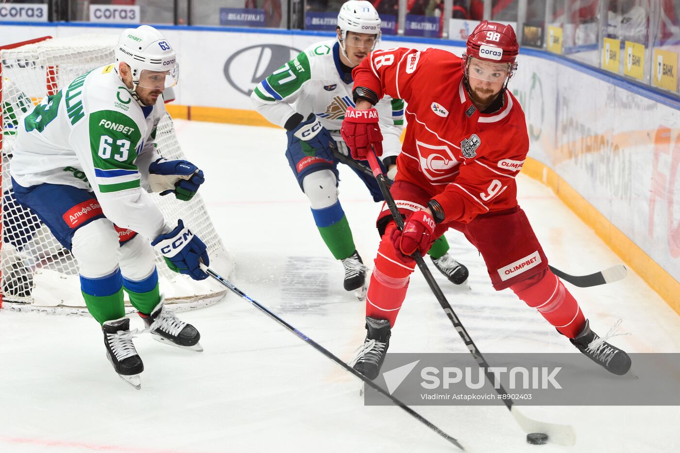Russia Ice Hockey Kontinental League Spartak - Salavat Yulaev