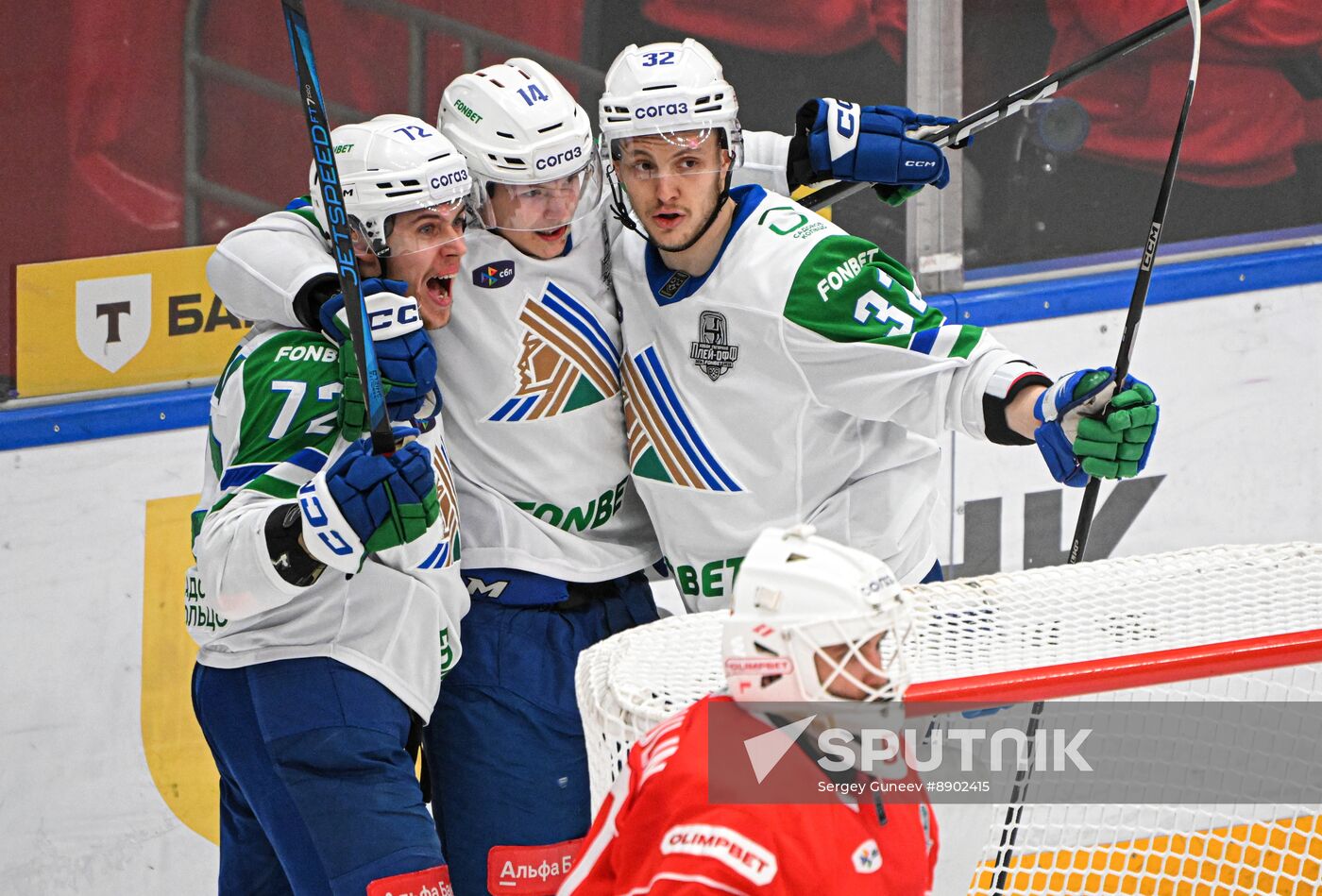 Russia Ice Hockey Kontinental League Spartak - Salavat Yulaev