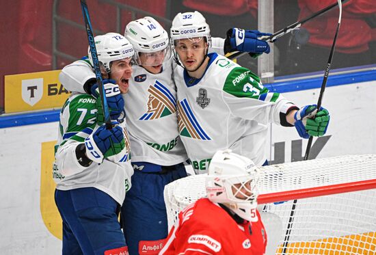 Russia Ice Hockey Kontinental League Spartak - Salavat Yulaev