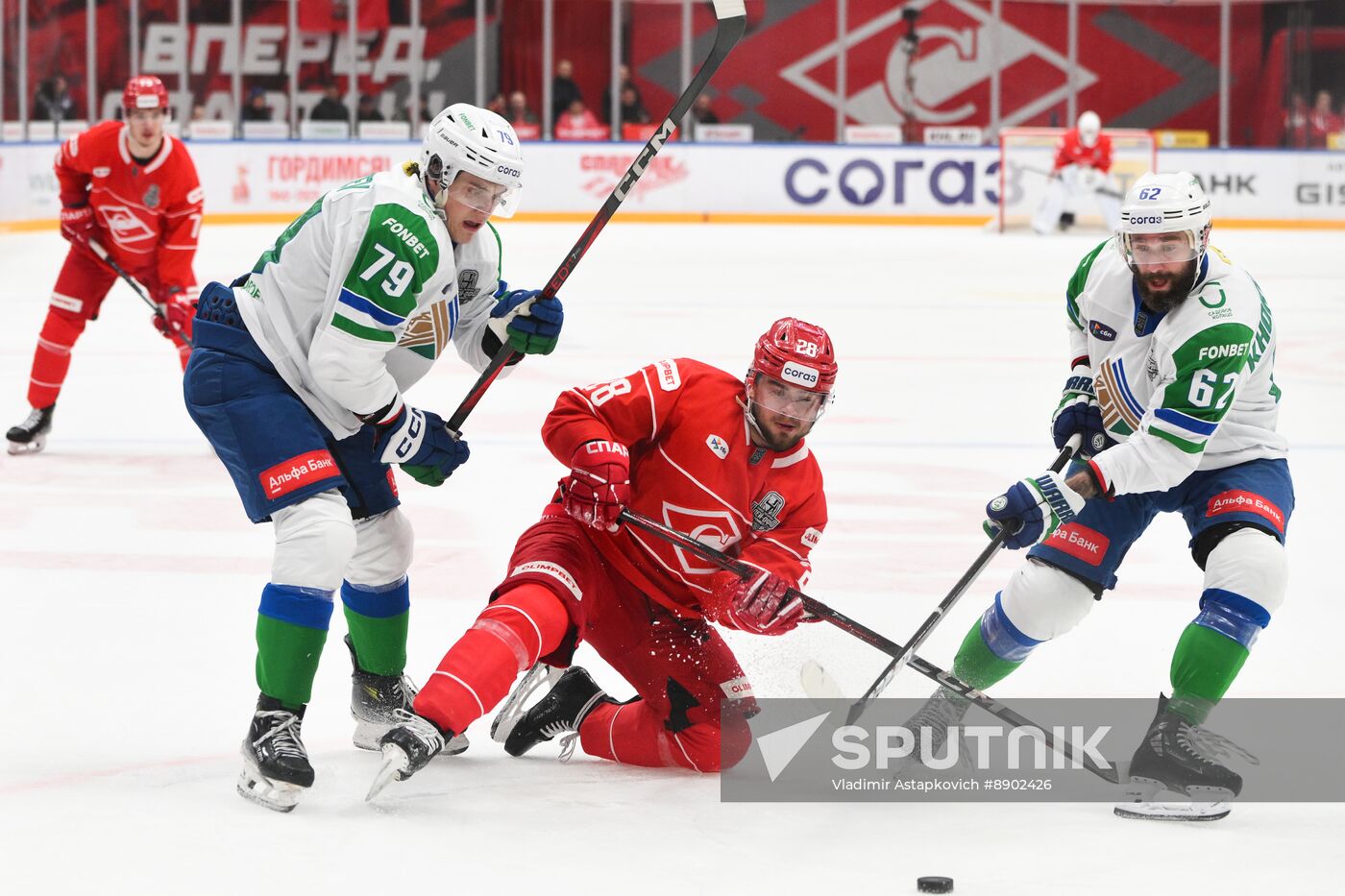 Russia Ice Hockey Kontinental League Spartak - Salavat Yulaev