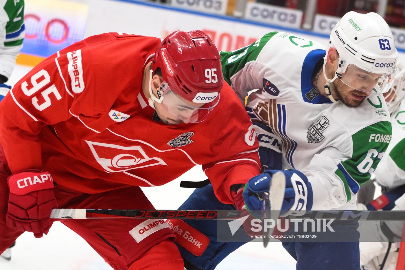 Russia Ice Hockey Kontinental League Spartak - Salavat Yulaev