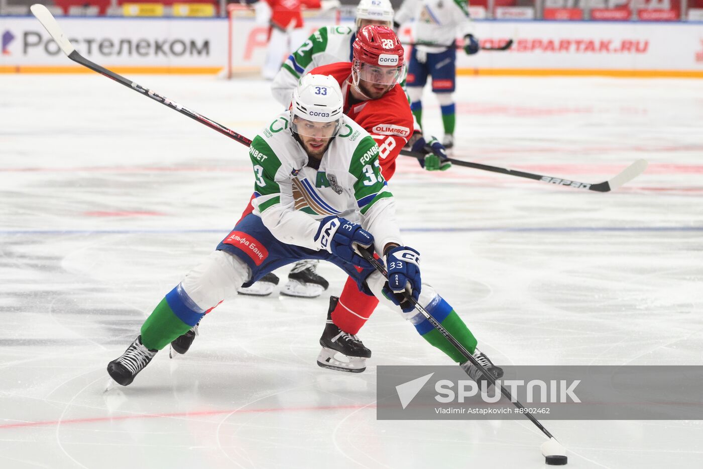 Russia Ice Hockey Kontinental League Spartak - Salavat Yulaev