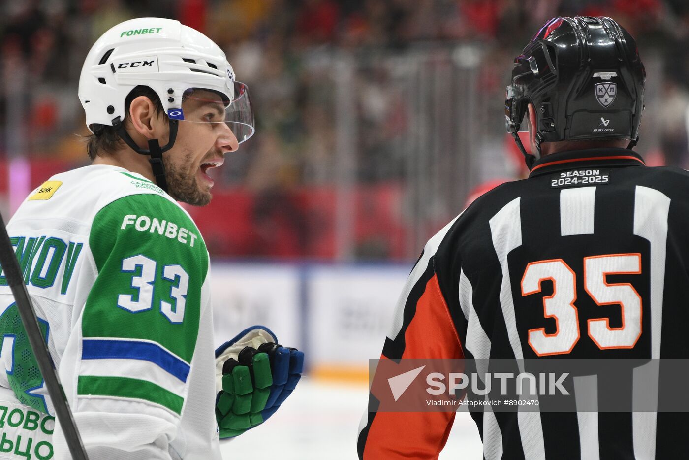 Russia Ice Hockey Kontinental League Spartak - Salavat Yulaev