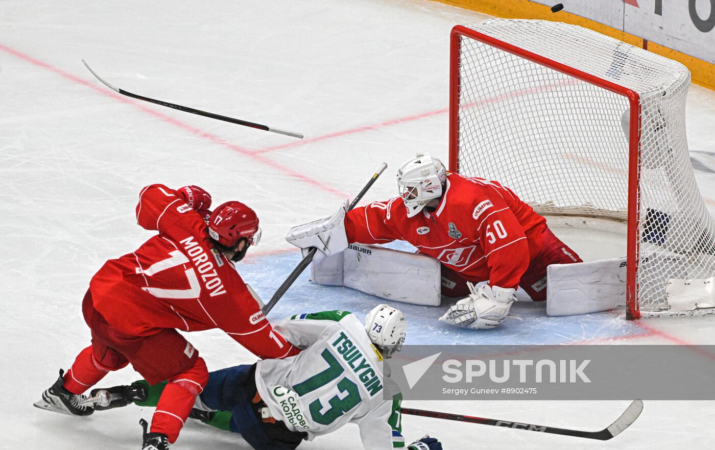 Russia Ice Hockey Kontinental League Spartak - Salavat Yulaev