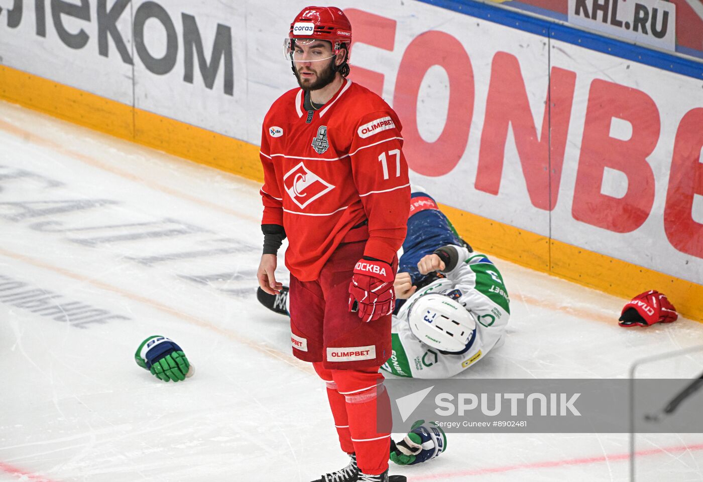 Russia Ice Hockey Kontinental League Spartak - Salavat Yulaev