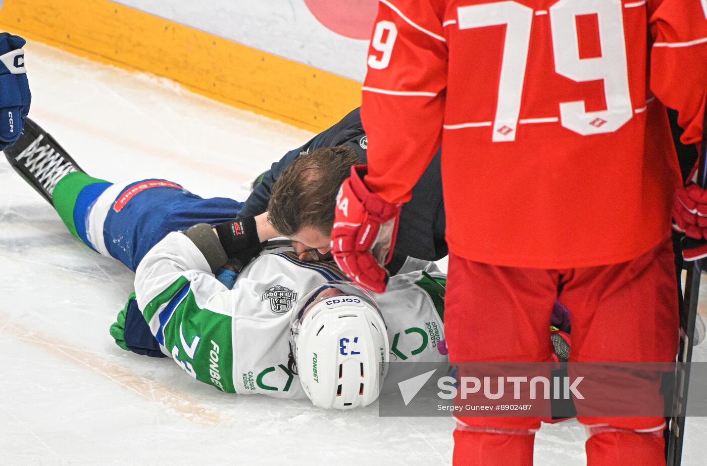 Russia Ice Hockey Kontinental League Spartak - Salavat Yulaev