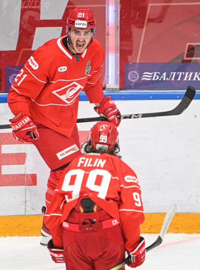 Russia Ice Hockey Kontinental League Spartak - Salavat Yulaev