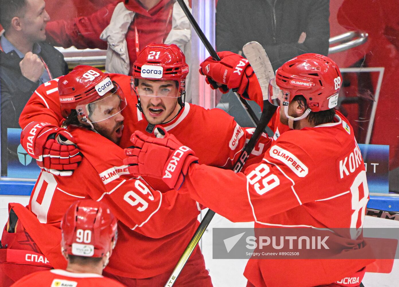 Russia Ice Hockey Kontinental League Spartak - Salavat Yulaev