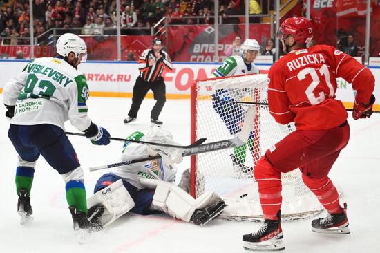 Russia Ice Hockey Kontinental League Spartak - Salavat Yulaev