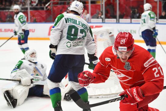 Russia Ice Hockey Kontinental League Spartak - Salavat Yulaev