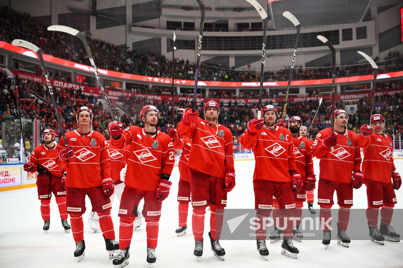 Russia Ice Hockey Kontinental League Spartak - Salavat Yulaev