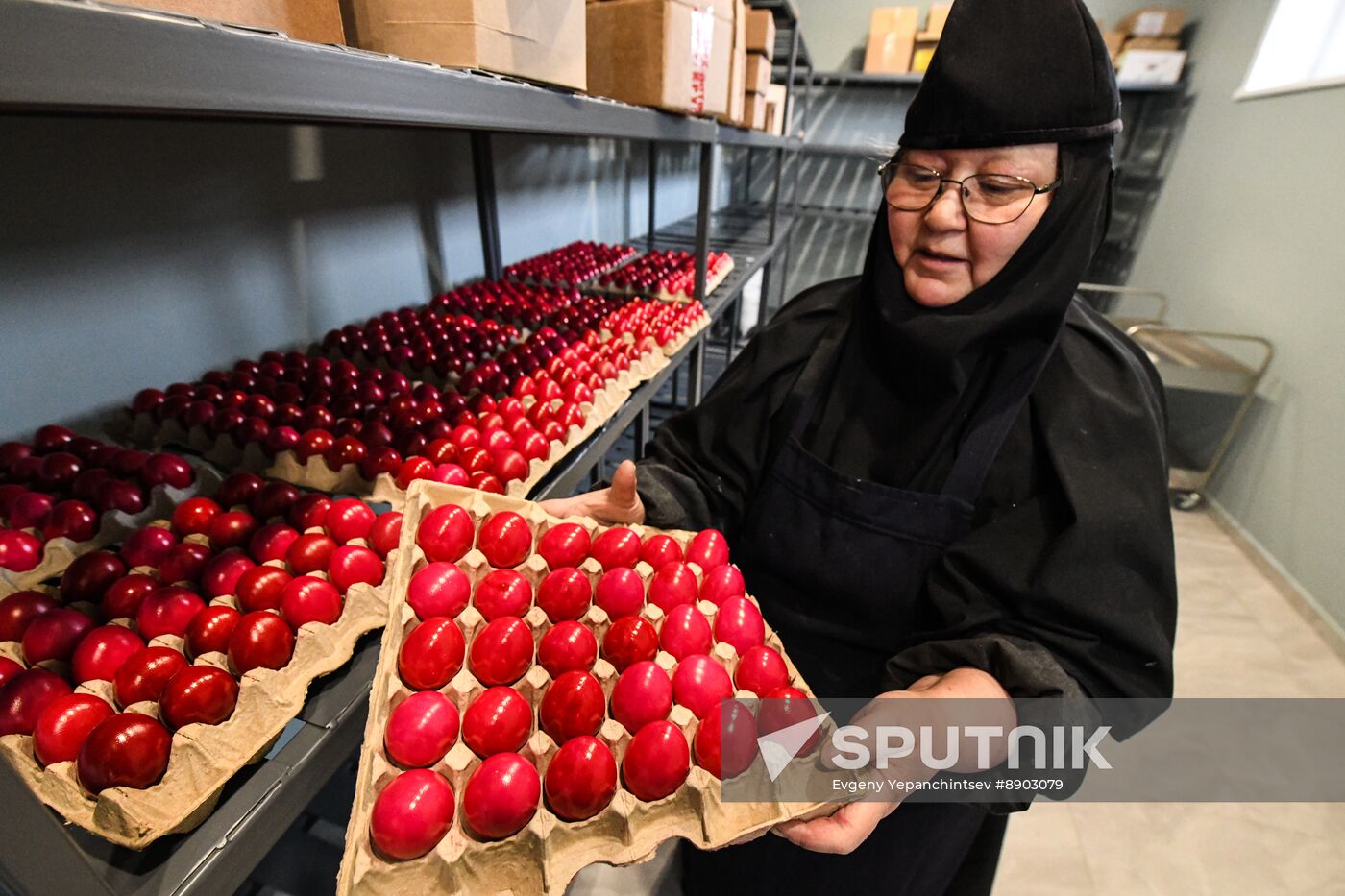 Russia Regions Religion Easter Preparations