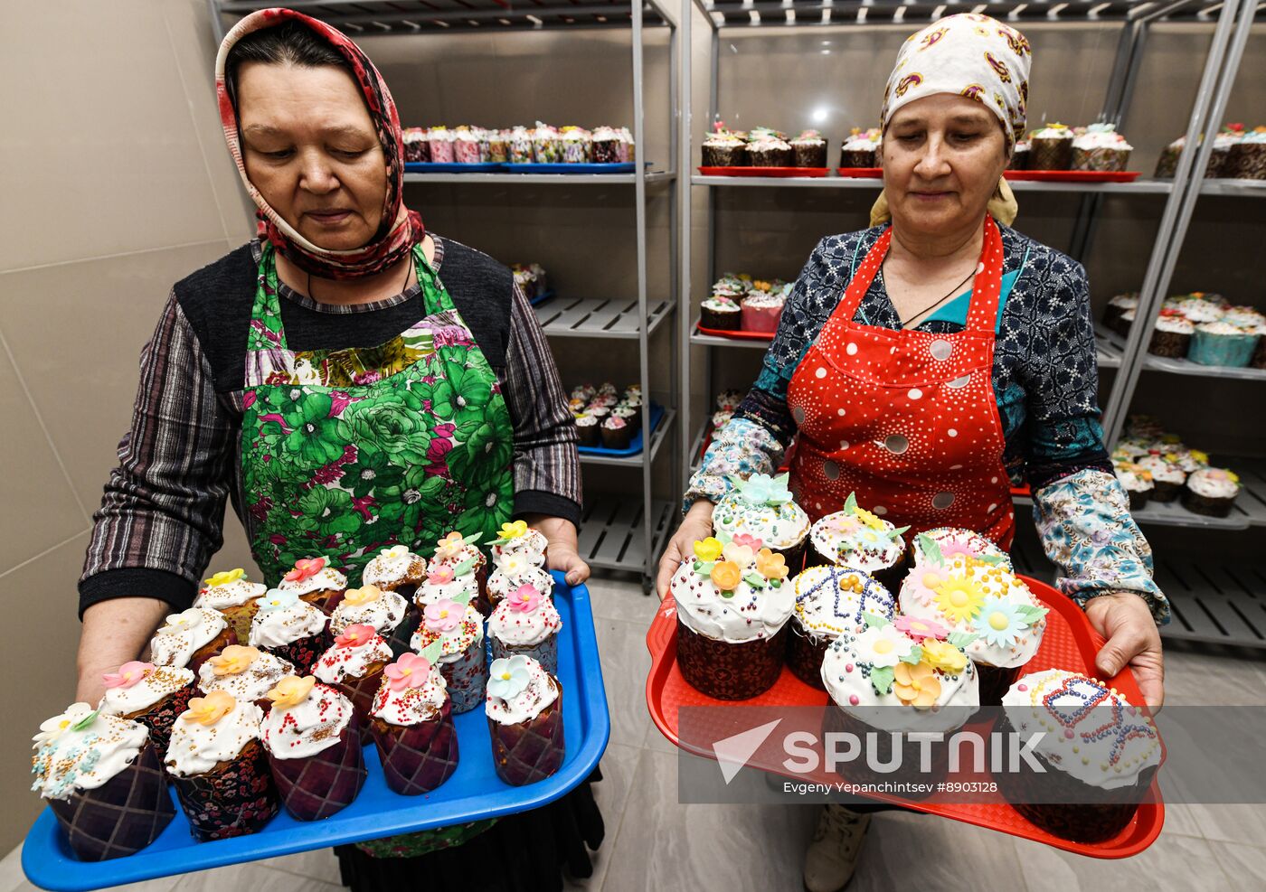 Russia Regions Religion Easter Preparations
