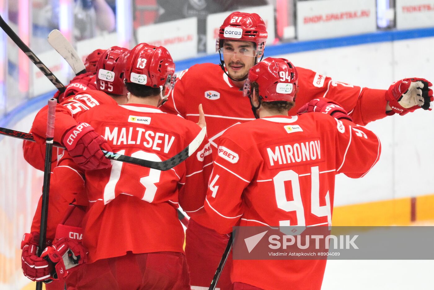 Russia Ice Hockey Kontinental League Spartak - Salavat Yulaev