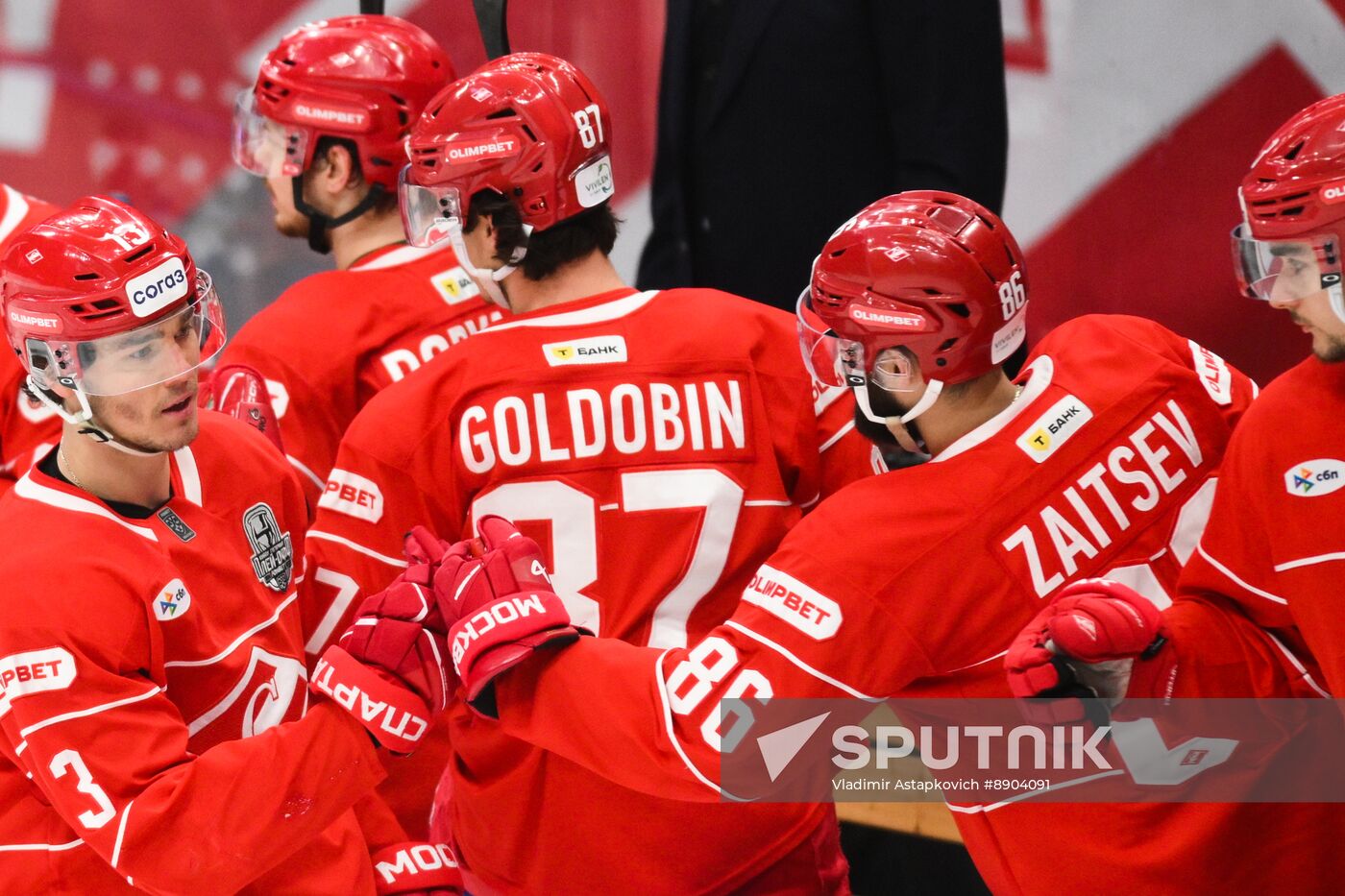 Russia Ice Hockey Kontinental League Spartak - Salavat Yulaev