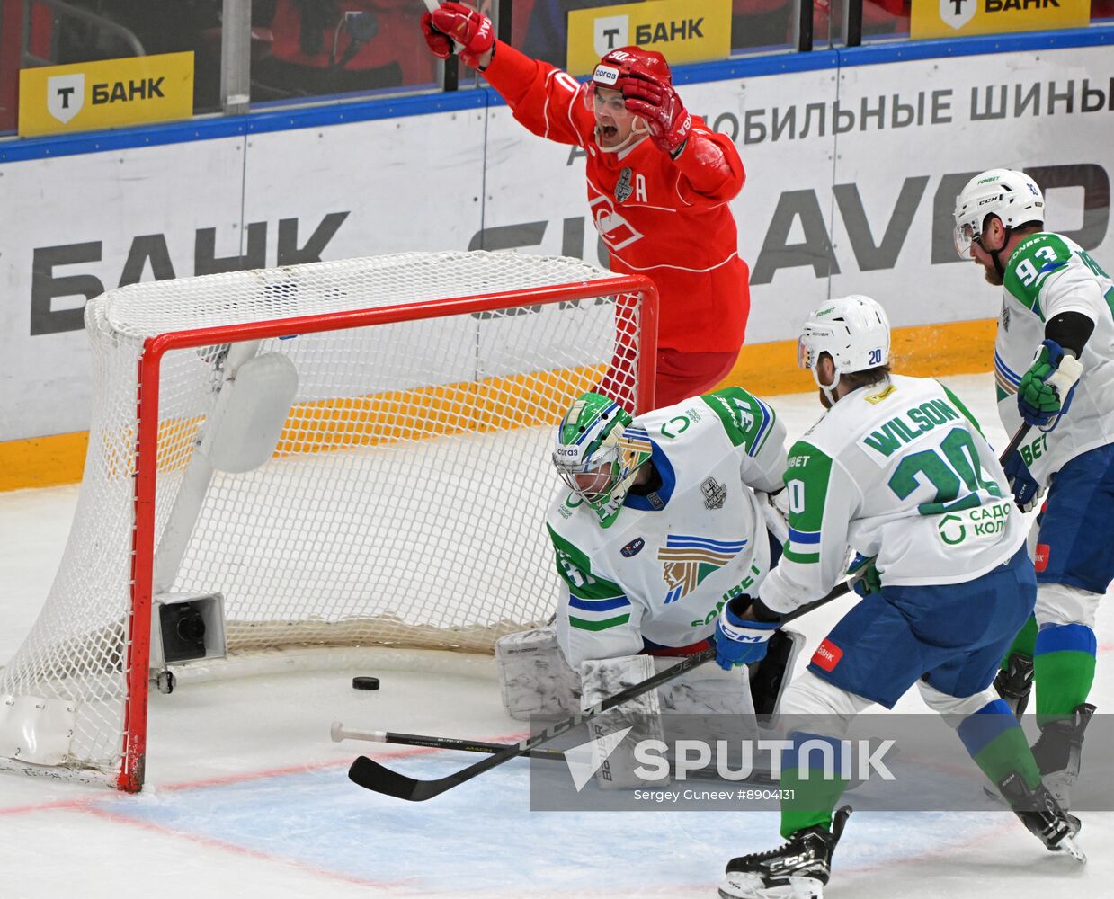 Russia Ice Hockey Kontinental League Spartak - Salavat Yulaev
