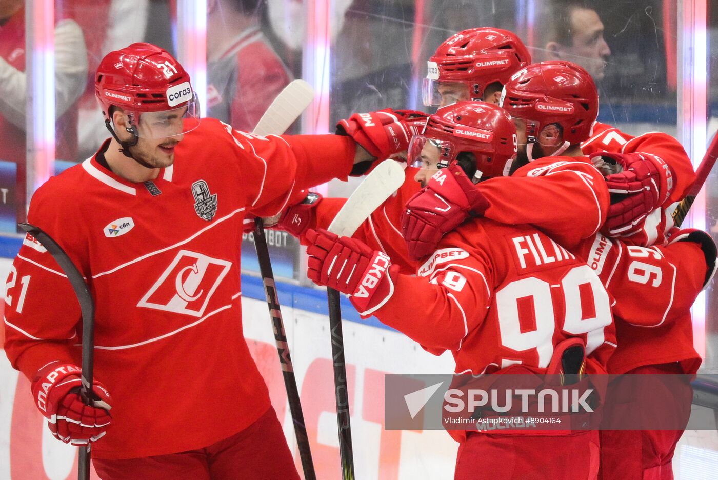 Russia Ice Hockey Kontinental League Spartak - Salavat Yulaev