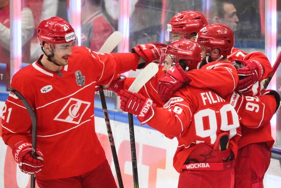 Russia Ice Hockey Kontinental League Spartak - Salavat Yulaev